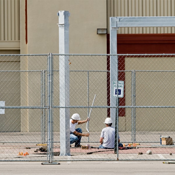how long can i rent the temporary fence for my building site or event in Wolcott New York